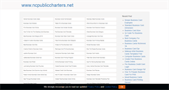 Desktop Screenshot of ncpubliccharters.net