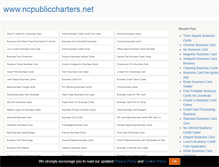 Tablet Screenshot of ncpubliccharters.net
